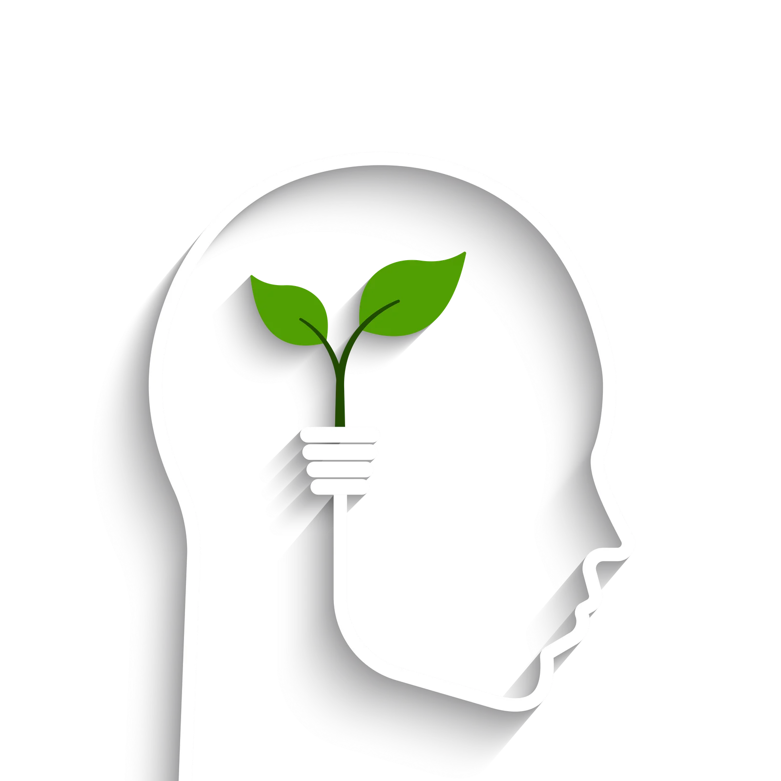 Illustration of creative thinking and growth