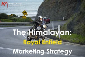 Royal Enfield Himalayan motorcycle on winding mountain road – part of Royal Enfield’s marketing strategy